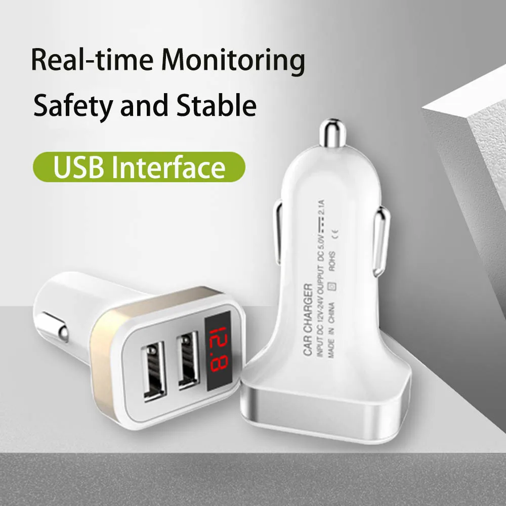 Автомобильное зарядное устройство USB быстрая зарядка автомобиля 5 V 3A