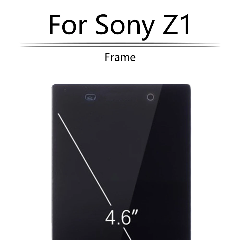 5 0 &quotЖК экран для SONY Xperia Z1 сенсорный дигитайзер Рамка сборка LCD L39 L39H C6902 C6903