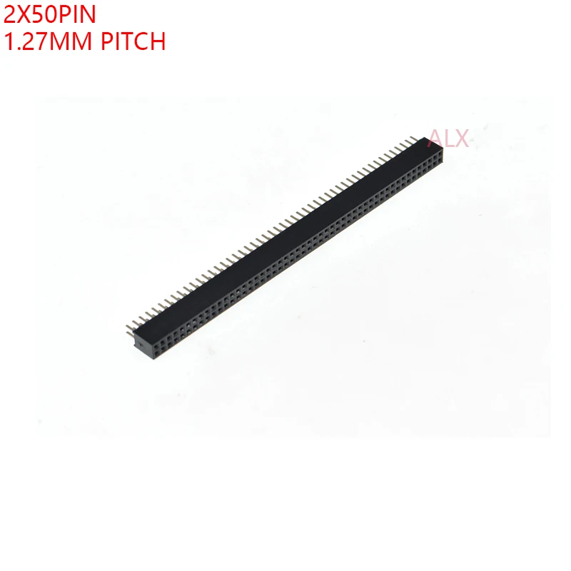 2X50 PIN двойной прямой ряд 5 шт. гнездовой штырьковый разъем 1 27 мм 2x50 50 p для печатной
