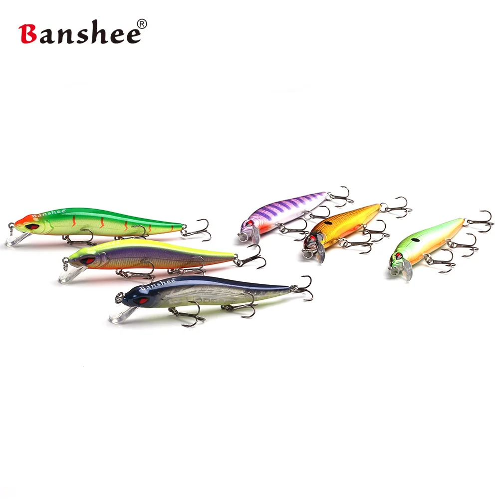 Banshee 6 шт./лот 100 мм 10 г тонкая плавающая рыболовная приманка VM02 с мелким