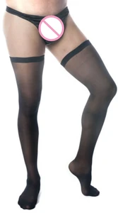 Новинка 2017, Ультратонкие мужские колготки, сексуальные, для геев, мужские колготки, плотные, высокие, носки для мужчин