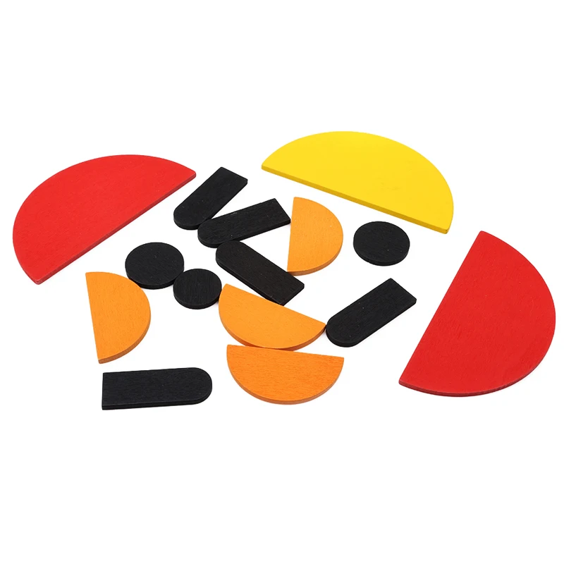 Деревянные животные Пазлы 3D игрушки для детей Мультяшные Животные Жираф игры