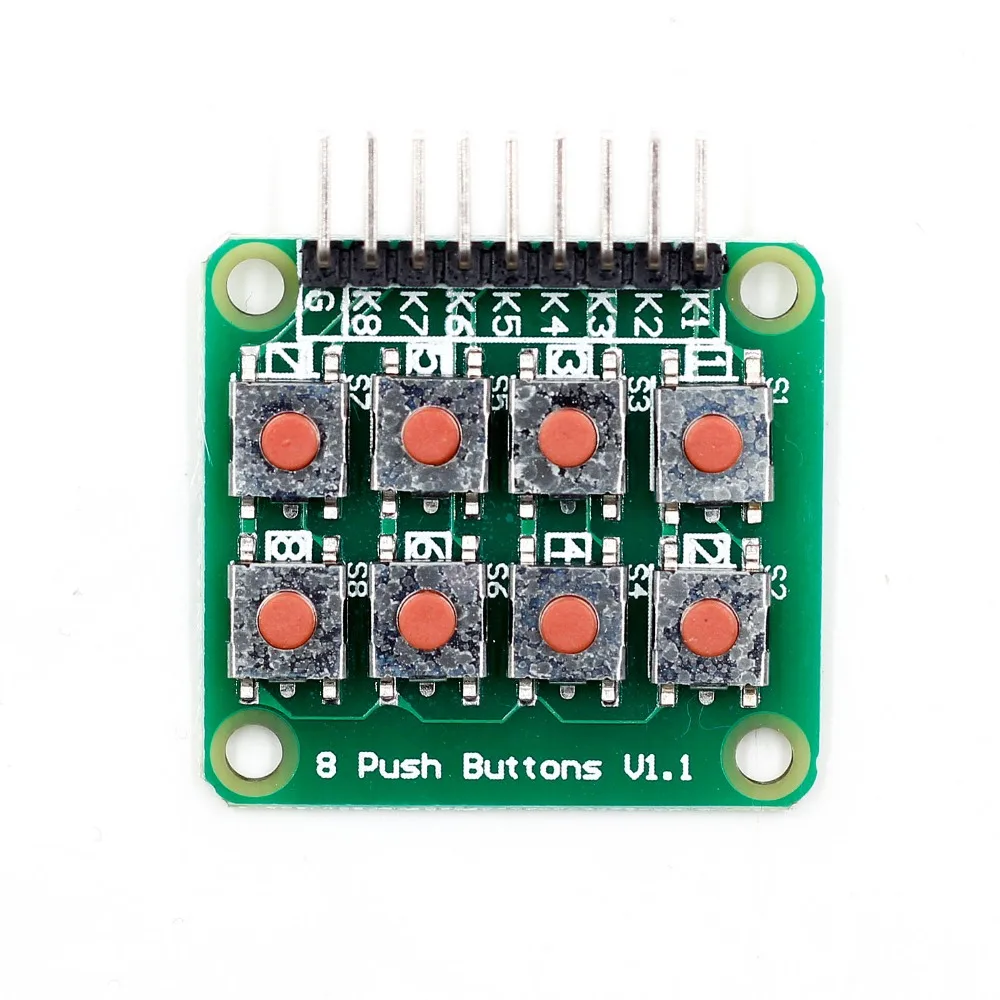 2x4 клавиатура 4x2 8 кнопочных кнопок V1.00 клавишная плата матрица кнопка для Arduino AVR PIC