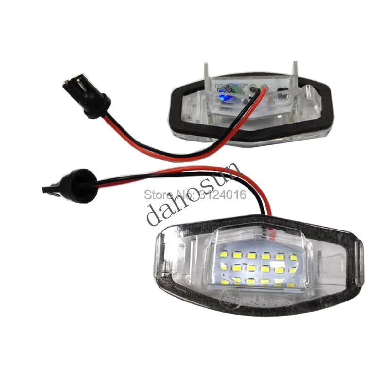 Светодиодные лампы packx2 для номерного знака Honda CIVIC Sedan Acura MDX RL TL TSX ILX RDX Accord набор