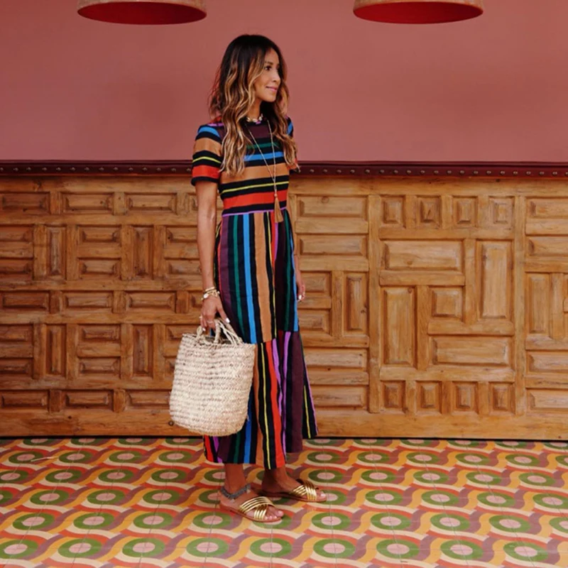 Женское платье 2019 летнее пляжное без рукавов сексуальное вечернее с v-образным