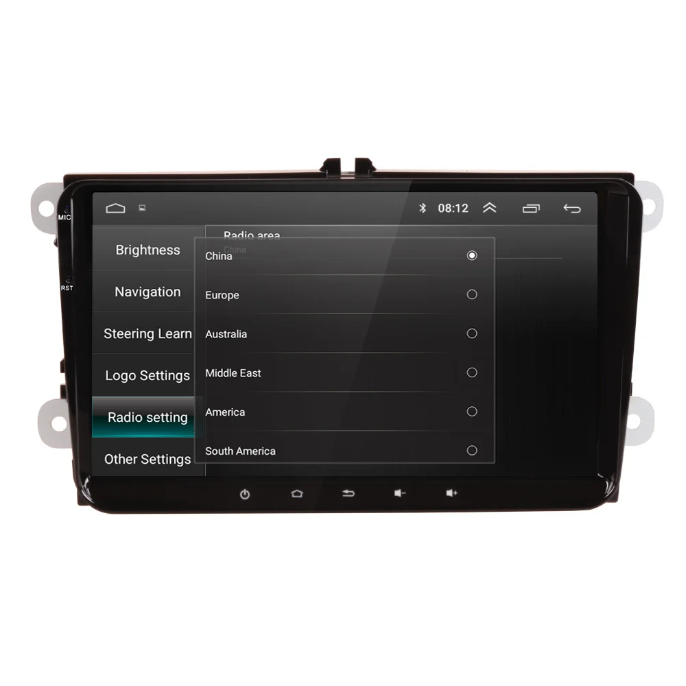 SZBULOAI Android 8.1 Car GPS Navigation for VW Volkswagen SKODA GOLF 5 Golf 6 POLO PASSAT B5 B6 JETTA TIGUAN dvd player BT RDS | Автомобили