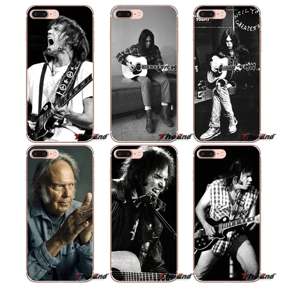 Neil Young Godfather of Grunge мягкий чехол для iPhone X 4 4S 5 5S 5C SE 6 6S 7 8 Plus Samsung Galaxy J1 J3 J5 J7 A3 A5 2016 2017 |