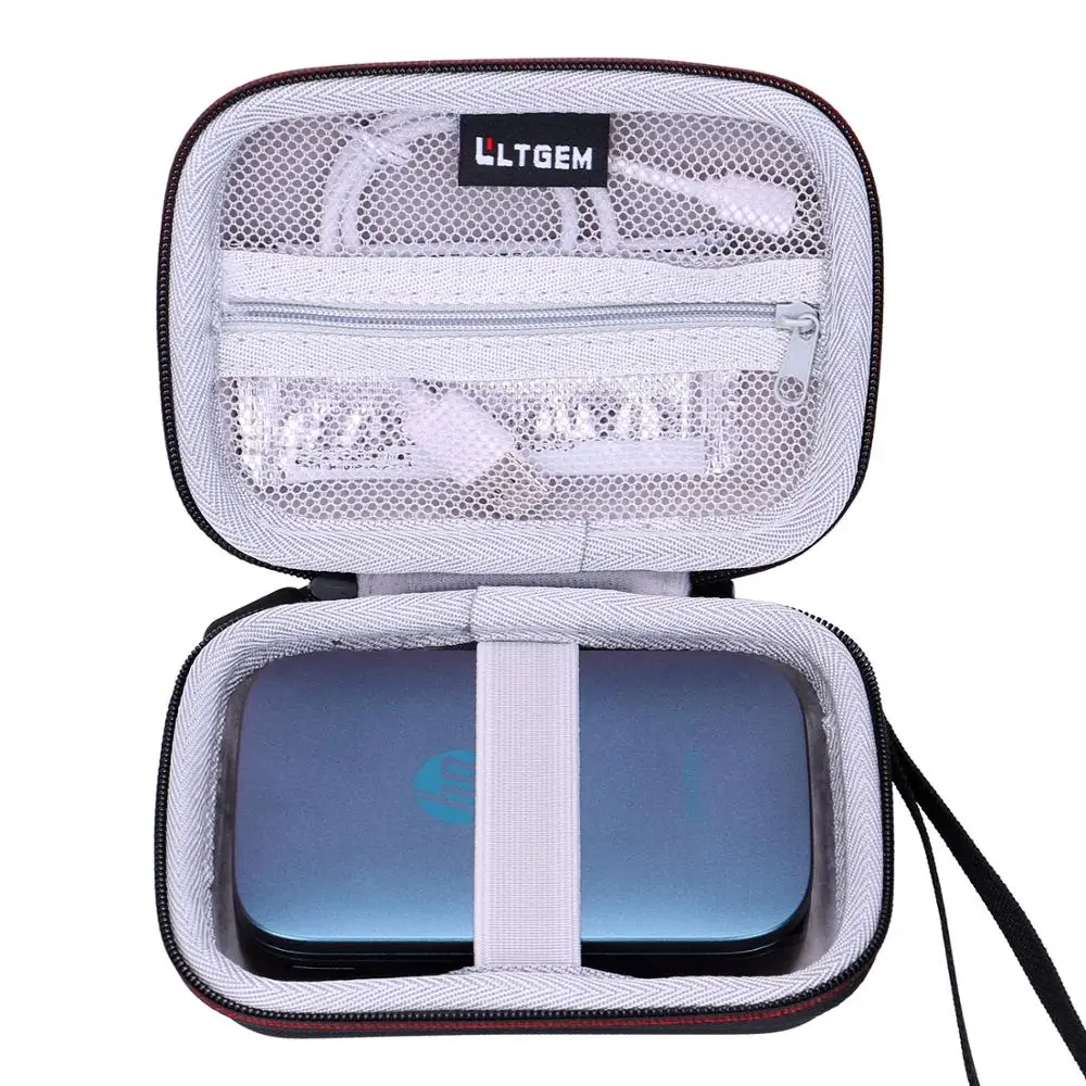 LTGEM EVA Black Carrying Hard Case For HP Sprocket Portable Blue Photo Printer | Электроника