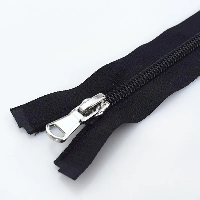 black 4 шт. Meetee 5# разъемная застежка-молния нейлоновые молнии 40/60/70 см, открытый конец молния Швейные DIY сумки пальто украшения для одежды, аксессуары на заказ ремесло - Цвет: black