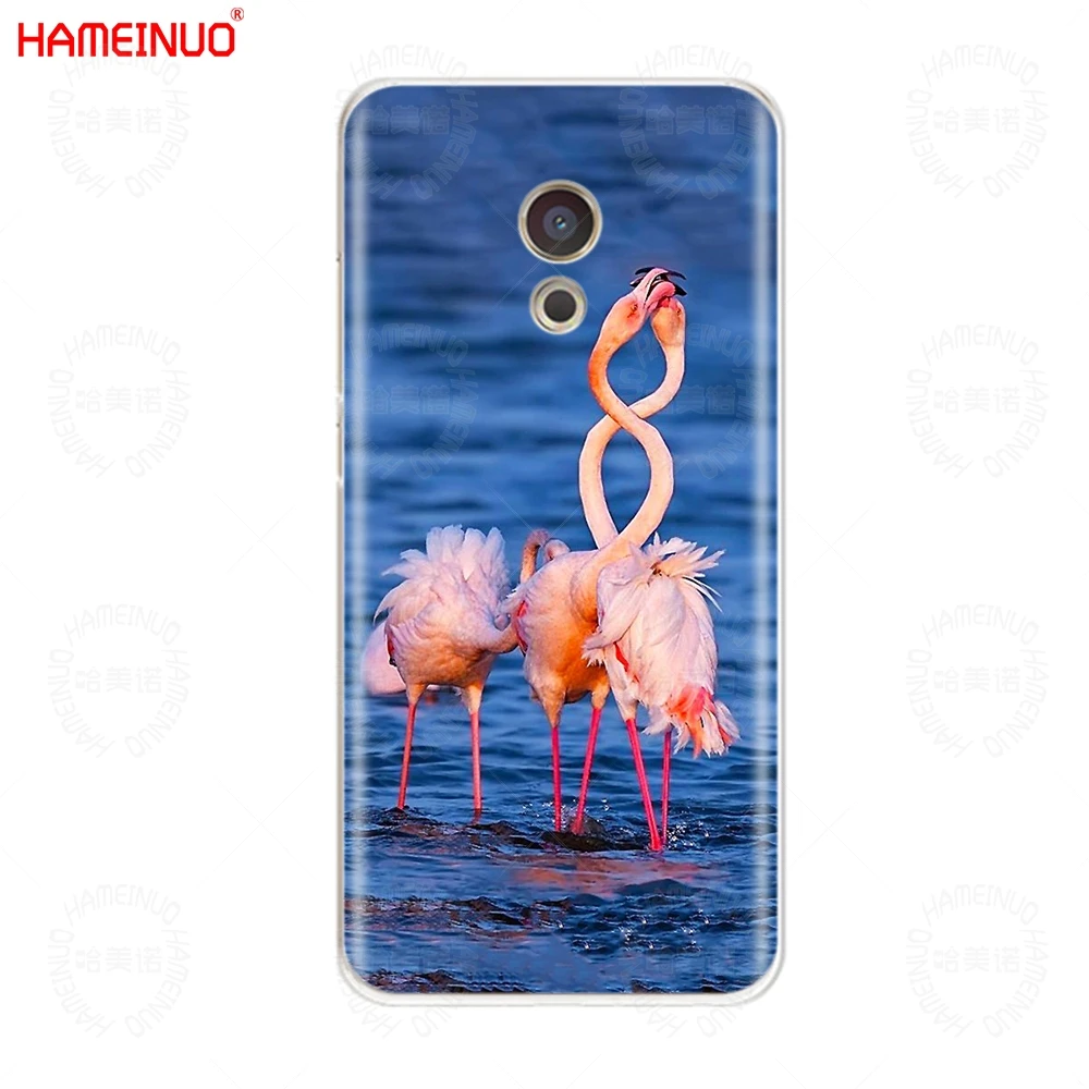HAMEINUO красивый чехол с фламинго для Meizu M6 M5 M5S M2 M3 M3S MX4 MX5 MX6 PRO 6 5 U10 U20 note plus | Мобильные