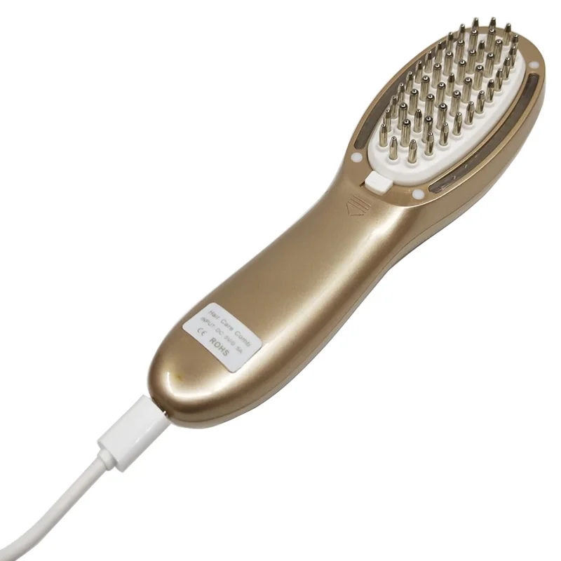 

Rechargeable Electric Vibration Hair Follicle Stimulation Restoration Massager Comb Kit For Men And Women Hair Loss Treatment