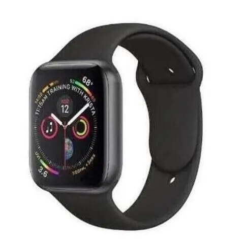 Черный чехол, умные часы серии 4, спортивные умные часы для apple iphone 5, 6, 6s, 7, 8, X plus, для samsung, умные часы honor 3, sony 2
