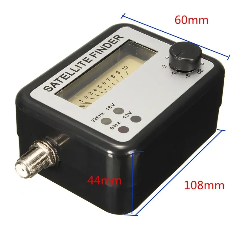 Цифровой прибор для обнаружения спутникового сигнала LEORY с соединительным