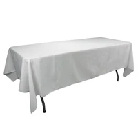 60102 inch high quality rectangular banquet polyester table cloth tablecloth for table in washable