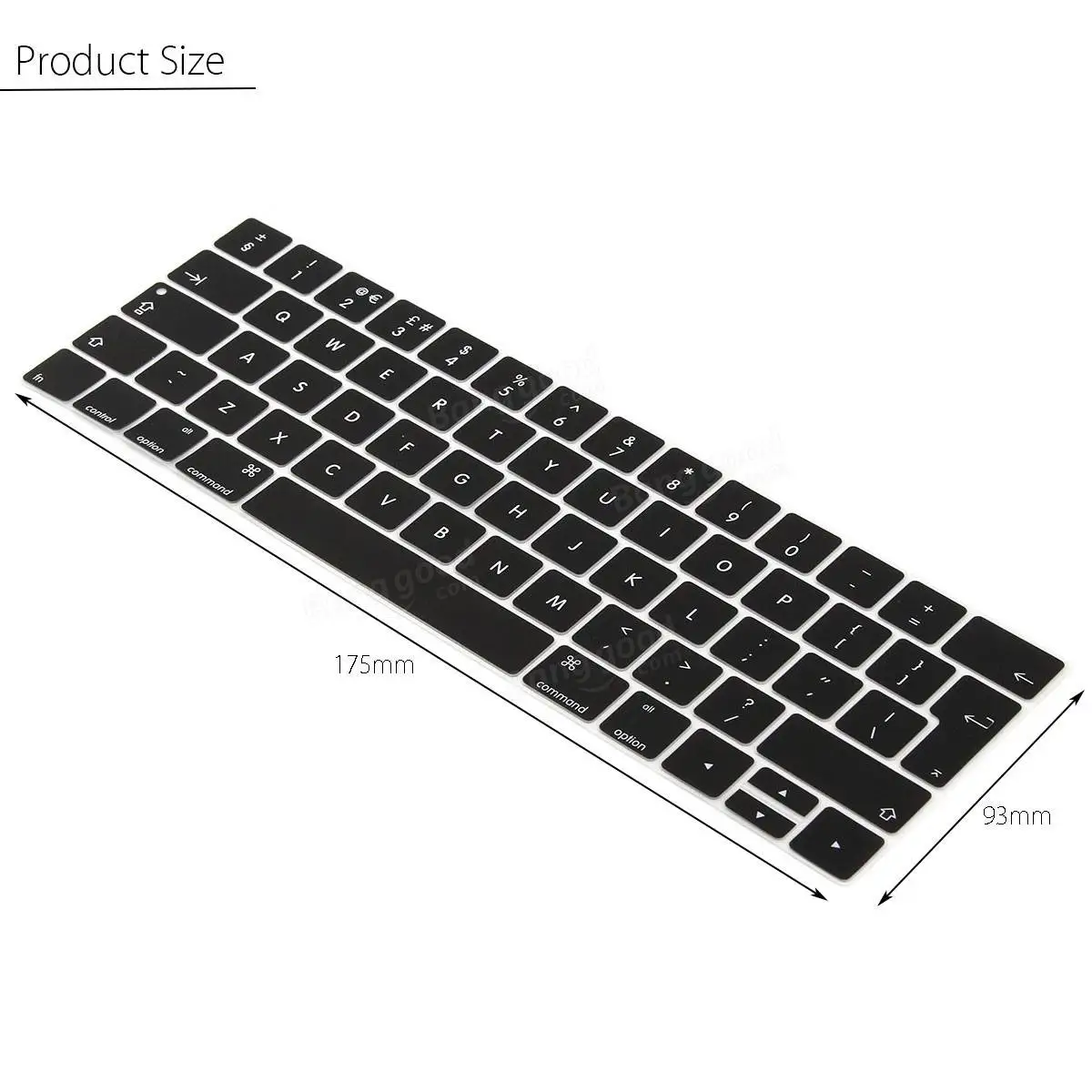 Силиконовая клавиатура для ноутбука Обложка для Новинка Macbook Pro 13 дюймов/15 дюймов с touchbar EU версия A1706 A1707
