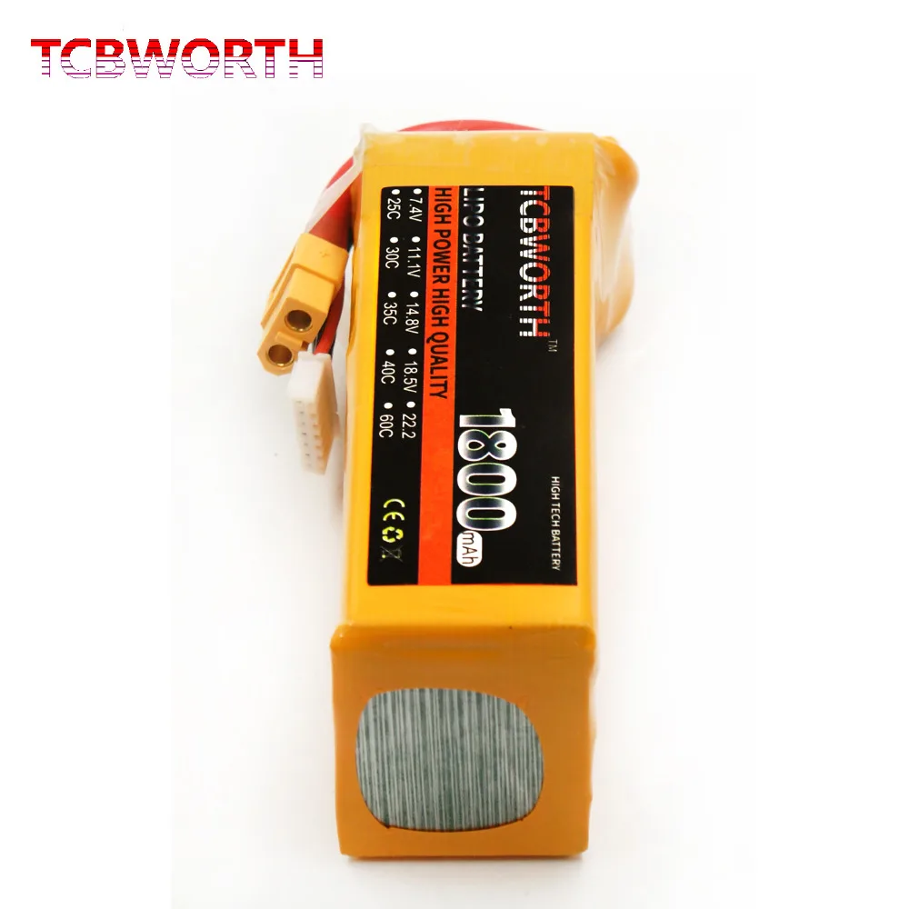 TCBWORTH 6 S 22 2 V 1800 mAh 35C-70C RC Дрон LiPo батарея для РУ самолет квадротор автомобиль Лодка