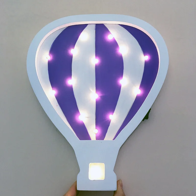 Романтический Nordic Стиль шар Night Lights Главная Спальня украшения деревянные