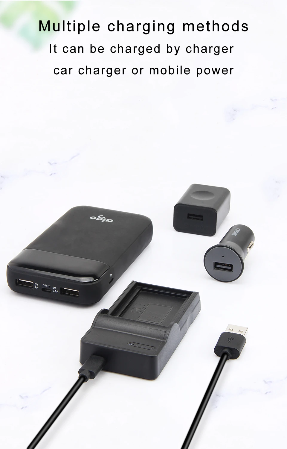 VW-VBT190 VW-VBT380 USB Батарея Зарядное устройство для цифрового фотоаппарата Panasonic Камера HC-V110 HC-V130 HC-V160 HC-V201 HC-V210 HC-V250 HC-V260 HC-V270