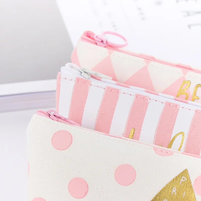 1 шт. Kawaii розовый Пенал подарок Estuches школы пенал для карандашей Карандаш сумка