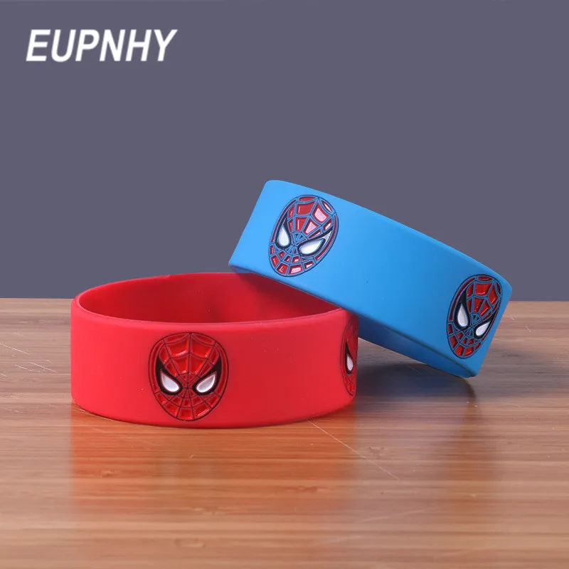 EUPNHY 1 шт. Рисунок человека паука спортивный браслет из силикона мультфильм модный