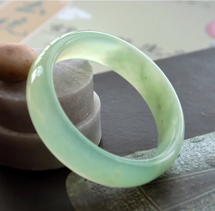 

Натуральный Гладкий женский браслет Xiuyan, китайский, сорт 100%, 62 мм