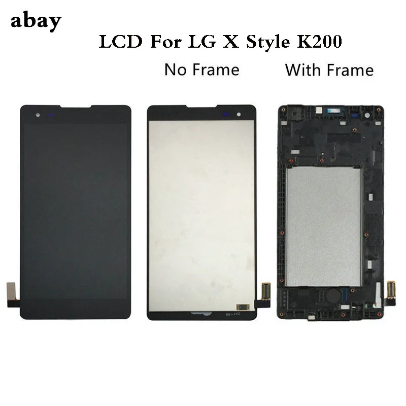 ЖК дисплей 5 0 дюйма для LG X Style K200 K200DS K200F F740 LS676 с рамкой|Экраны мобильных телефонов|