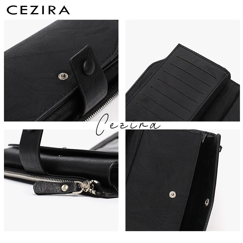 CEZIRA, большой женский длинный кошелек, мульти держатель для карт, из искусственной кожи, Женский дневной клатч, кошельки на молнии, кошелек, сумки, Carteira Feminina