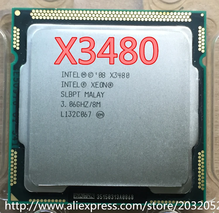 Процессор серверный lntel Xeon X3480 BV80605002505AH LGA1156 четырехъядерный 95 Вт SLBPT(B1) 3 06 ГГц x3480 |