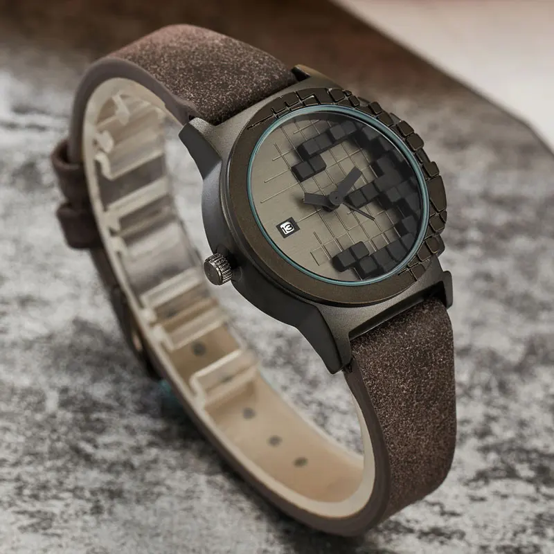 Оригинальные часы с тремя размерами черные для русской игры мужские спортивные