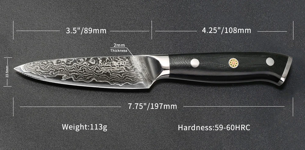 SUNNECKO 3 шт. дамасский кухонный набор ножей Santoku ножи для чистки овощей и фруктов японский VG10 стальная бритва острые кухонные ножи G10 Ручка