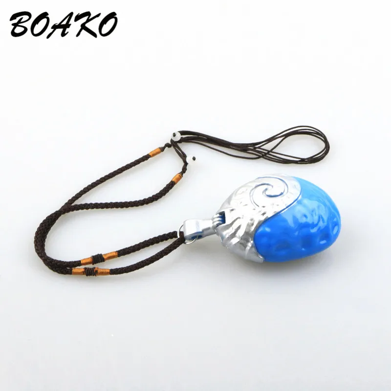 light music BOAKO с героями мультфильма «Моана»; Цепочки и ожерелья светодиодный музыкальная резонаторная Ocean Romance Rope Chain, Цепочки и ожерелья с синим камнем те фити Кулоны в форме сердца Цепочки и ожерелья воротник mujer - Окраска металла: light music