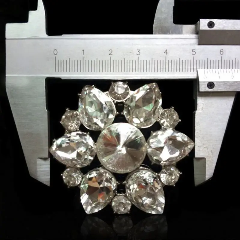 Женская обувь на застежке сделай сам Блестящие стразы с цветочным рисунком