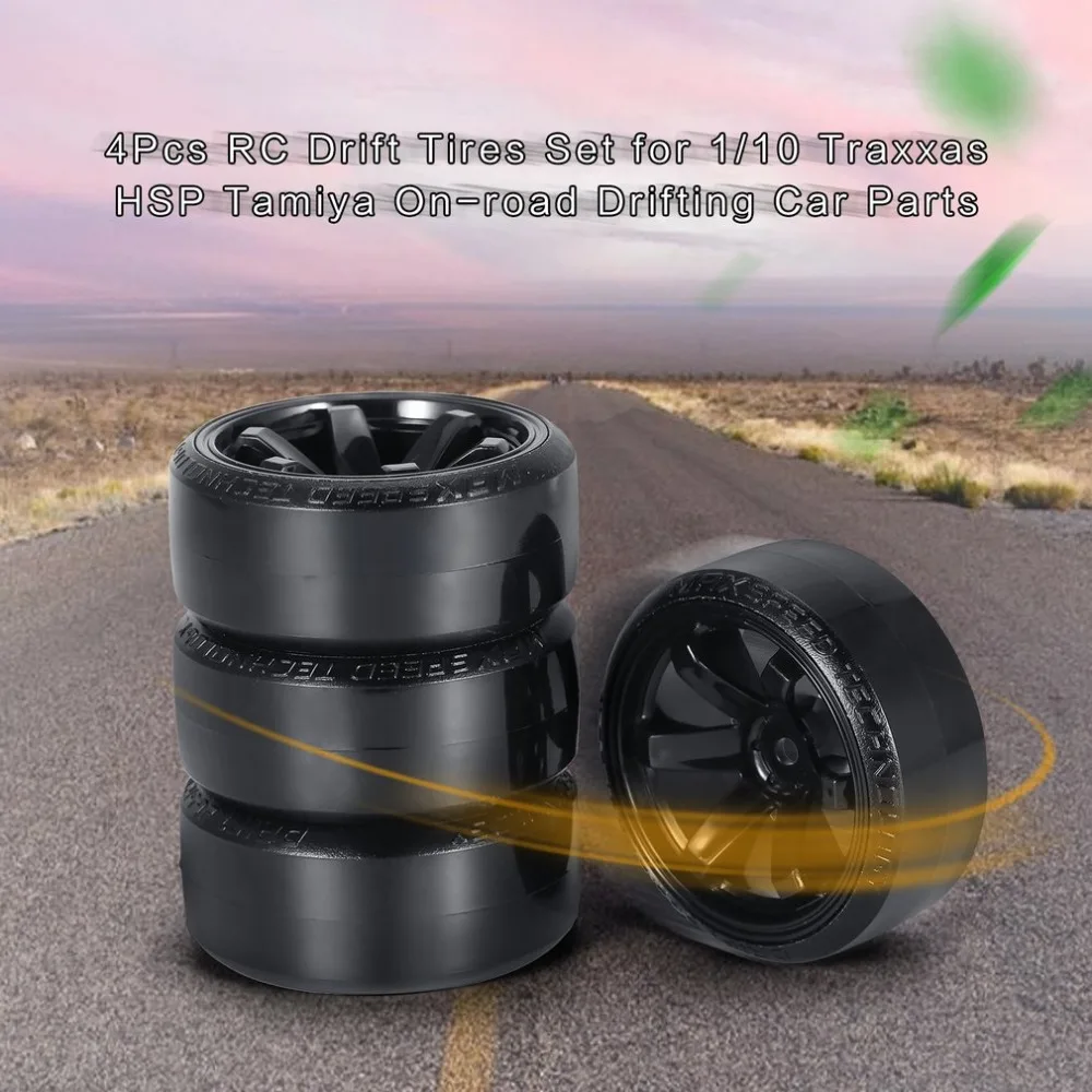 Жесткий пластик RC Drift Tire Hard Набор для Traxxas HSP Tamiya HPI на дорожном транспортном