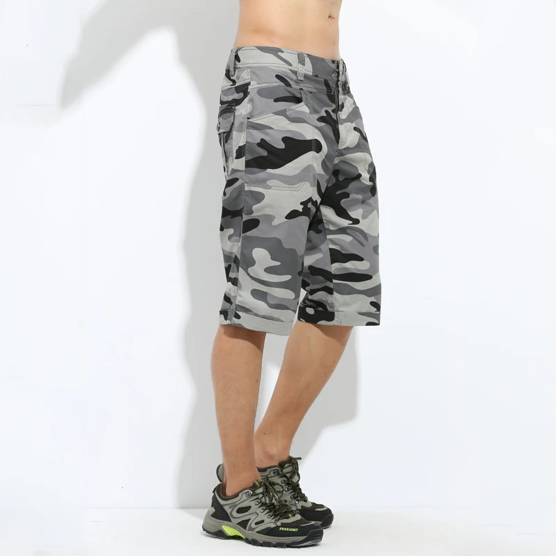 Мужские шорты модные камуфляжные пляжные мужские брендовые хлопковые