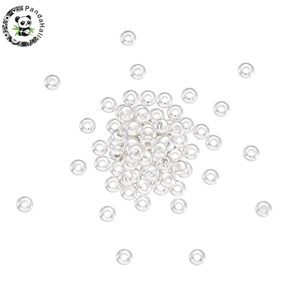 Pandahall 500 шт. латунные бусины для ювелирных изделий DIY Изготовление браслета