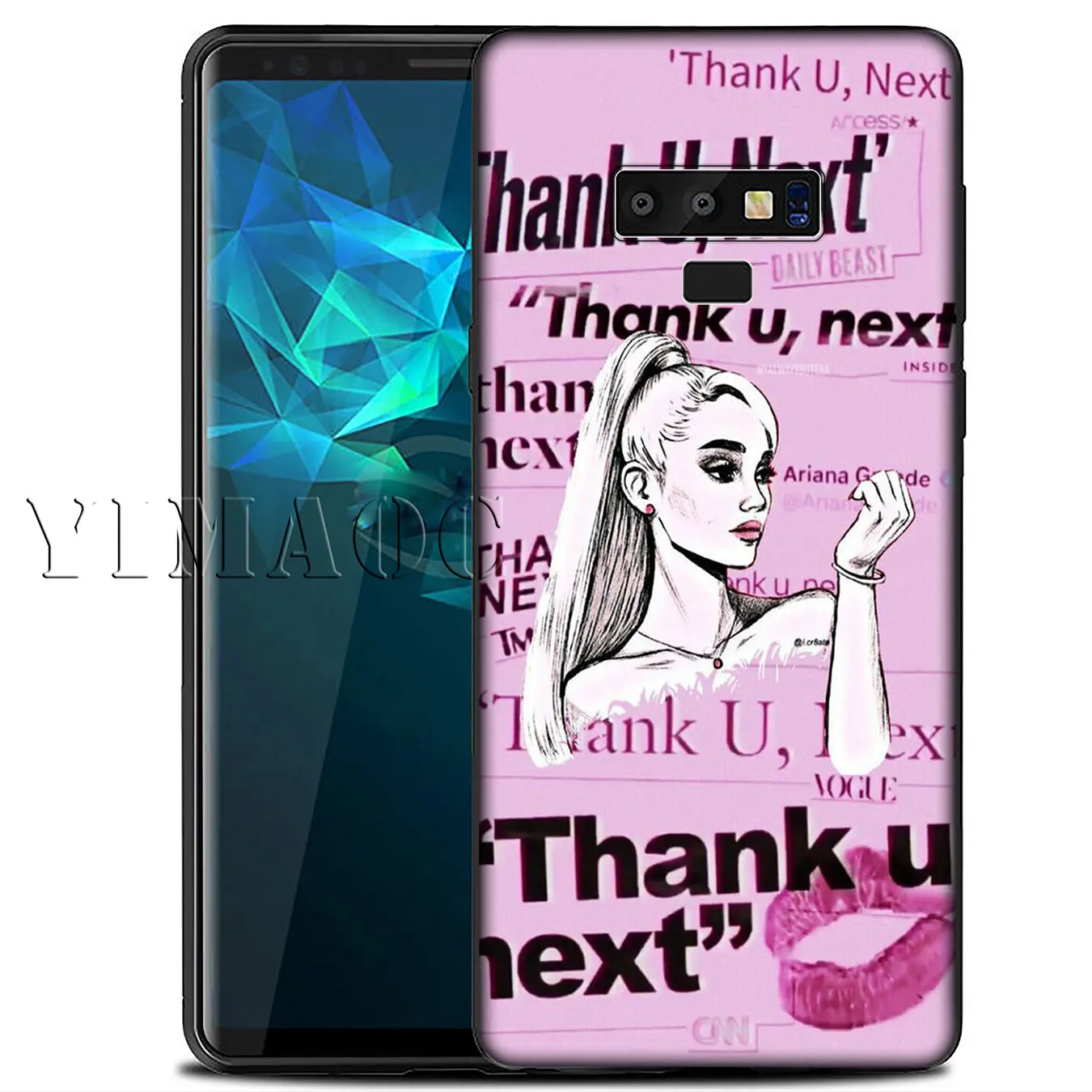 Мягкий силиконовый чехол YIMAOC ariana grande для Samsung Galaxy A6 Plus A9 A8 A7 2018 A3 A5 2016 2017 Note 9 8 |