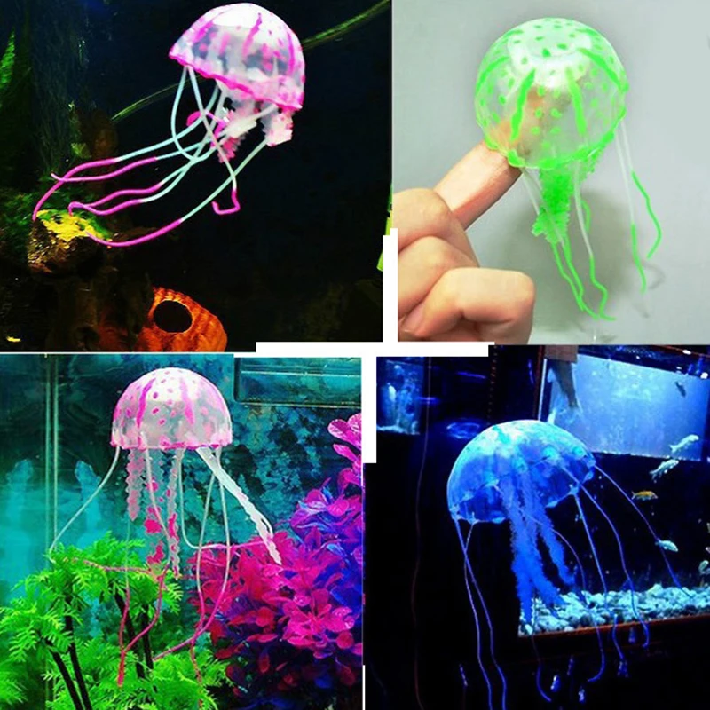 1 шт. декоративная Медуза для аквариума|decorative decorative|decorative home decordecoration fish tank |