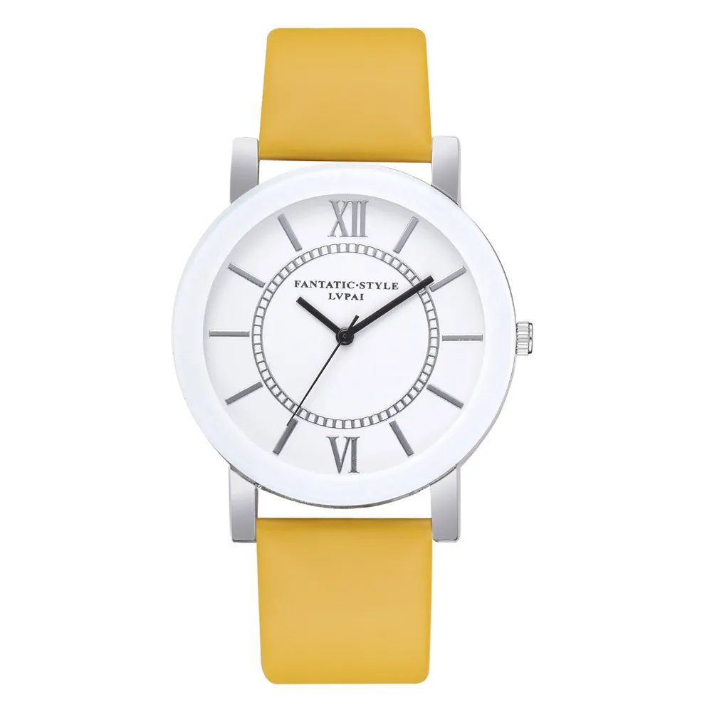 Luxury Watch Women Famous Brand Lvpai Casual Quartz Leather Band Analog Wrist Reloj de dama | Наручные часы