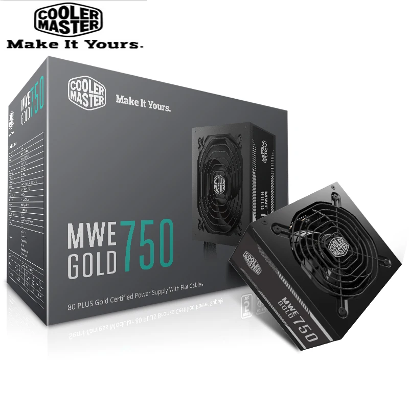 Preise Cooler Master PC NETZTEIL Computer Power Versorgung Bewertet 750 W 750 Watt 12 Cm Lüfter 12 V ATX PC Power Versorgung GOLD 80 PLUS Für Spiel Büro