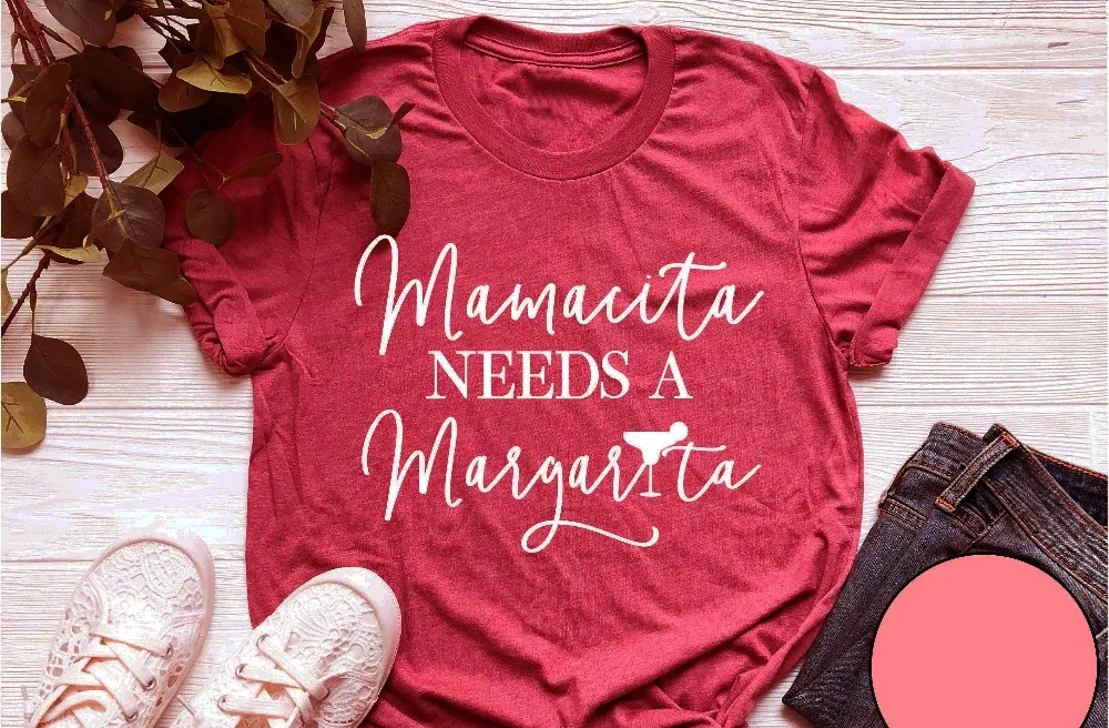 Футболка Mamacita Need a Margarita tumblr в эстетике на День Матери гранж благородная мама