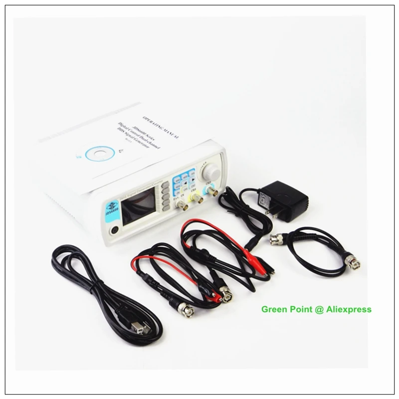 Новый Двухканальный генератор сигналов JDS6600 с цифровым управлением DDS 15 МГц