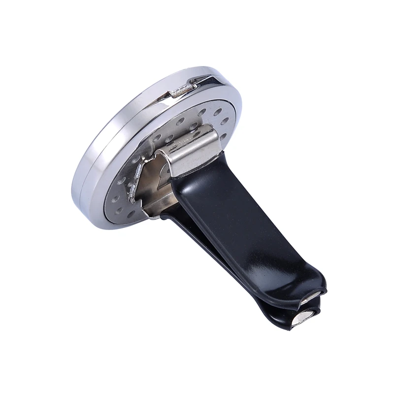 Зажим для автомобильного выхода воздуха из нержавеющей стали открытый магнитный