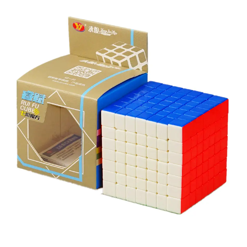 YJ 7x7 кубик рубика Ruifu 7x7x7 волшебный куб 7 слоев Stickerless скорость магический