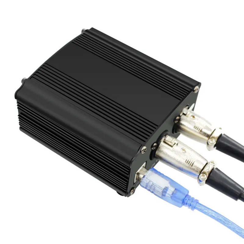 Новое горячее 48V фантомное питание + USB-кабель XLR-XLR-кабели для любого конденсаторного микрофона для лучшего качества звука.