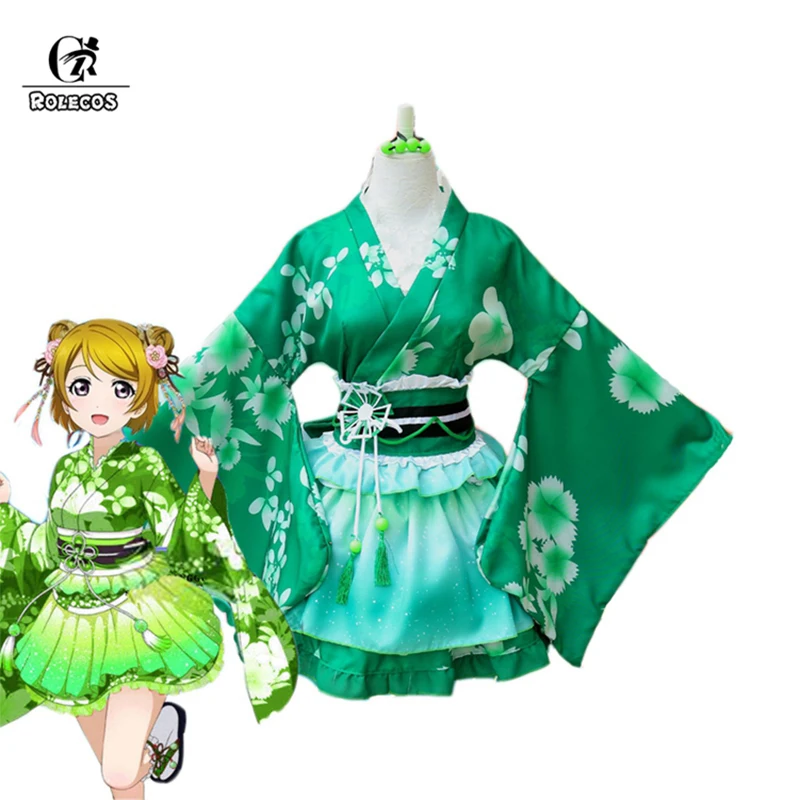 ROLECOS костюм для косплея Love Live live шесть персонажей летнее кимоно женщин косплей