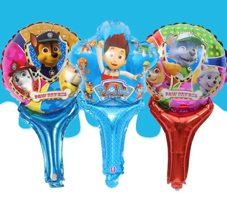 

Cartoon aluminium foil hand stick balloon wedding christmas party decorative balloons kids birthday favors toys mix styles