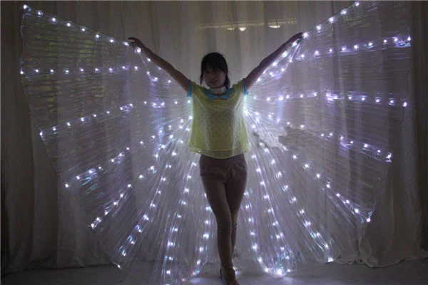 

party sexy costume angel wings led lighting costumes wings