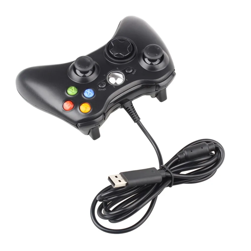 Горячая Распродажа проводной игровой контроллер USB для Xbox 360 джойстик геймпад