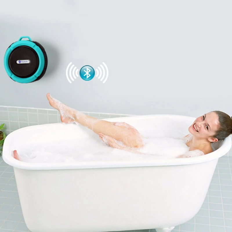 Портативный IPX6 Водонепроницаемый динамик с басами открытый беспроводной Bluetooth 4 0