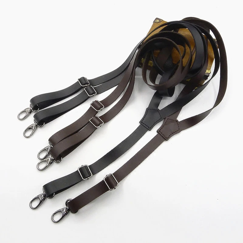 Подвеска из мягкой искусственной кожи|retro suspenders|genuine leather suspendersleather suspenders |